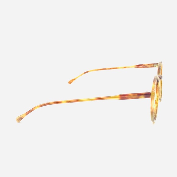 Vintage Fratelli Lozza Brown Oval Sunglasses Frames - Picture 2 of 6